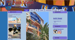 Desktop Screenshot of anik-hotel.com