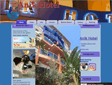 Tablet Screenshot of anik-hotel.com